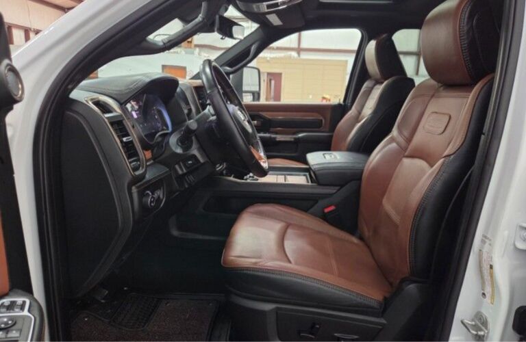 side inside view of a RAM truck