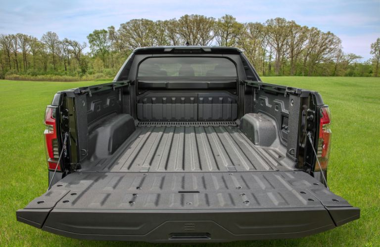 bed of a Chevy truck