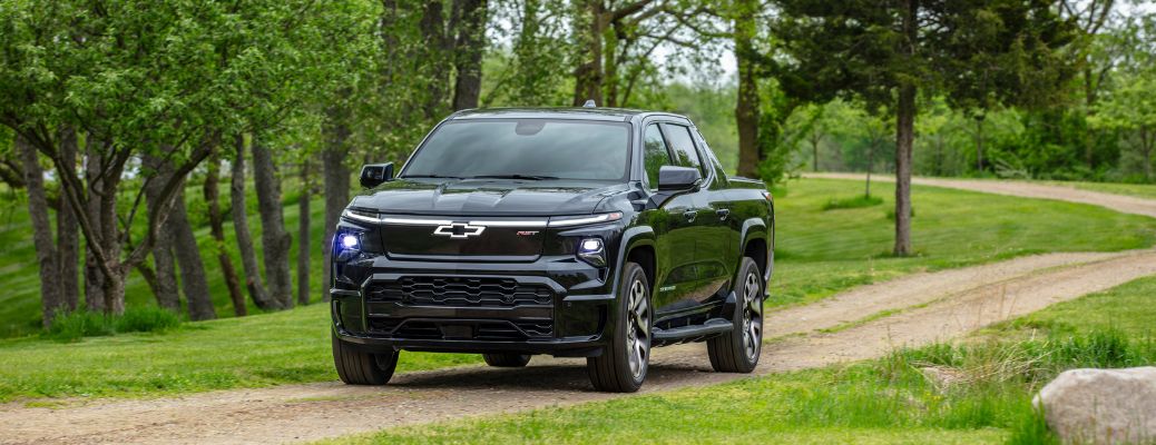 front view of a Chevy truck