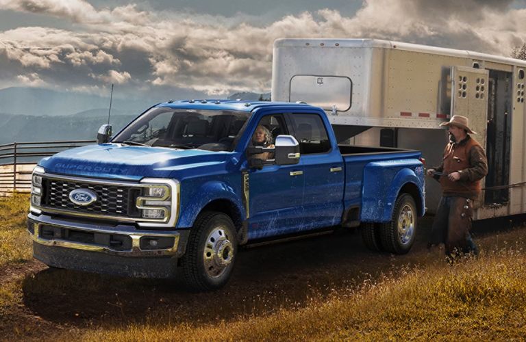 Ford Super Duty® at a ranch