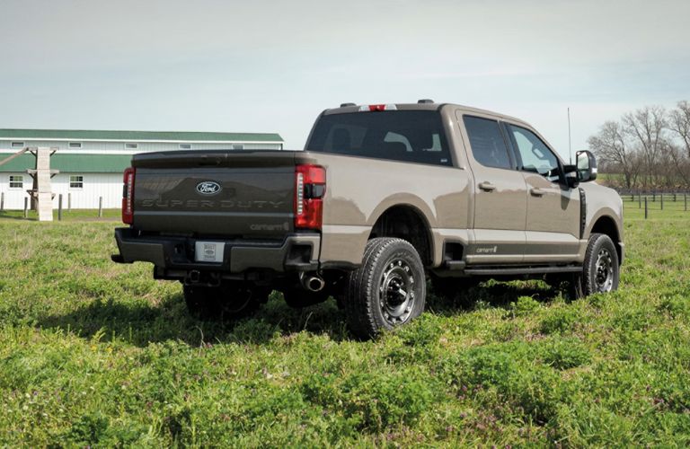 rear quarter view of the Ford Super Duty