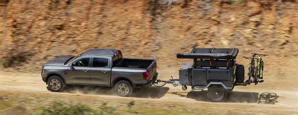 Ford Ranger towing a trailer