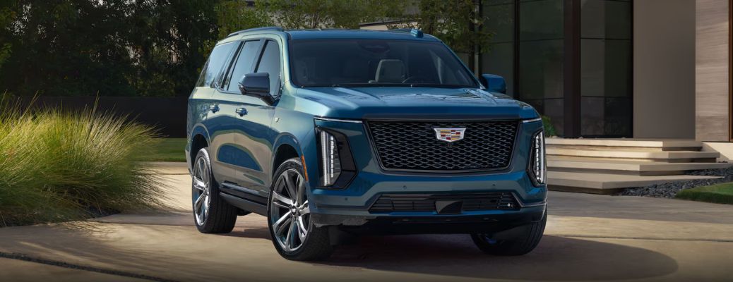 front quarter view of the Cadillac Escalade