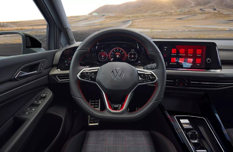 What are the Interior Features of the 2023 Volkswagen Golf GTI?