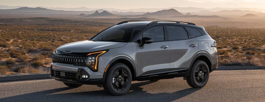 2026 Kia Sportage front and side view