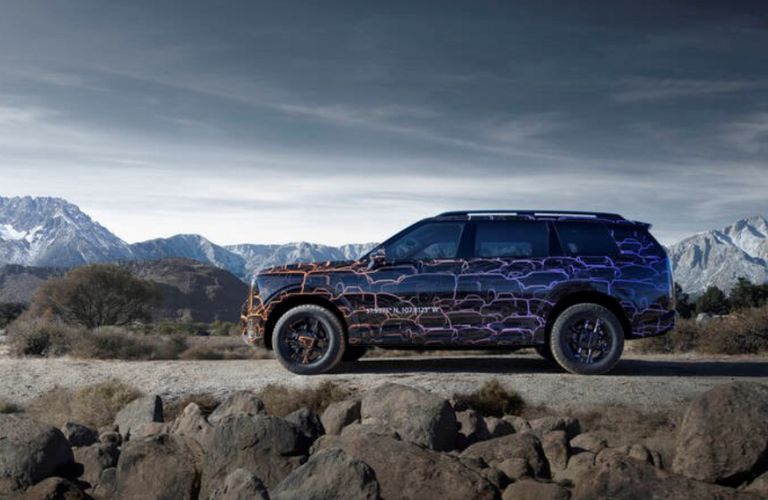 side view of the 2027 Kia Telluride Camouflage