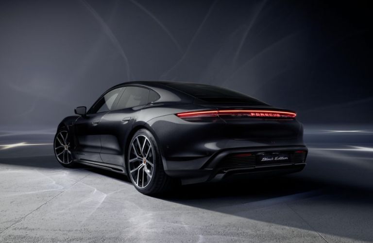 2026 Porsche Taycan Black Edition exterior rear view