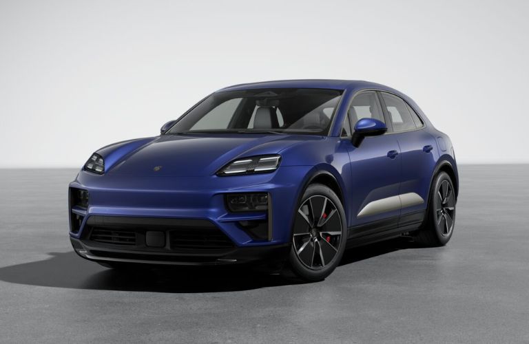Porsche Taycan Turbo exterior front side view