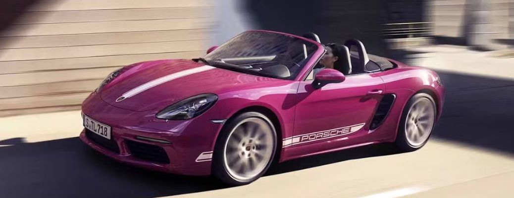 Porsche 718 Boxter exterior side view