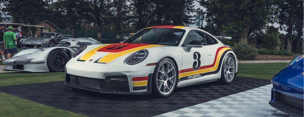 2025 Porsche 911 GT3 with ANDIAL 911 design wrap exterior front side view