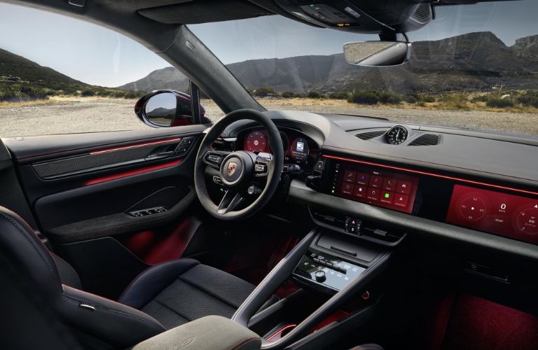 2026 Porsche Macan GTS interior front dash