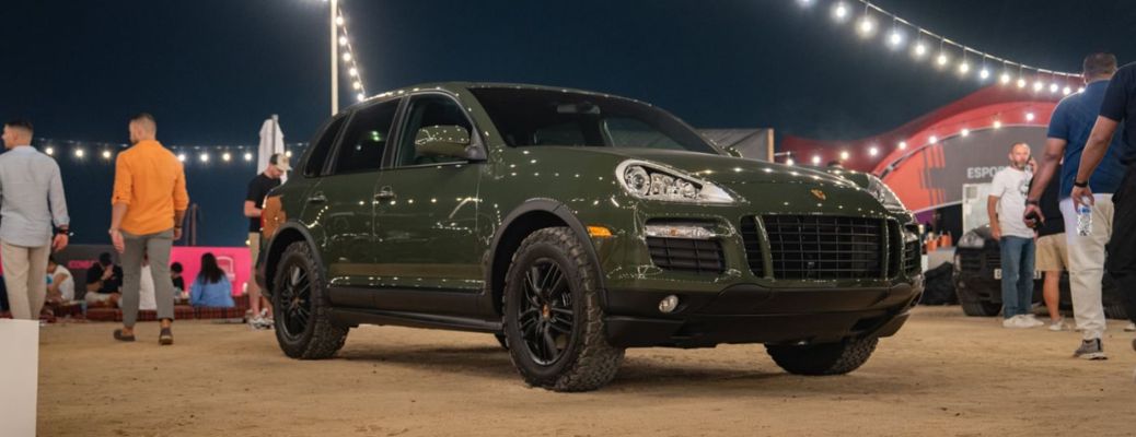 Porsche Cayenne Electric exterior front view