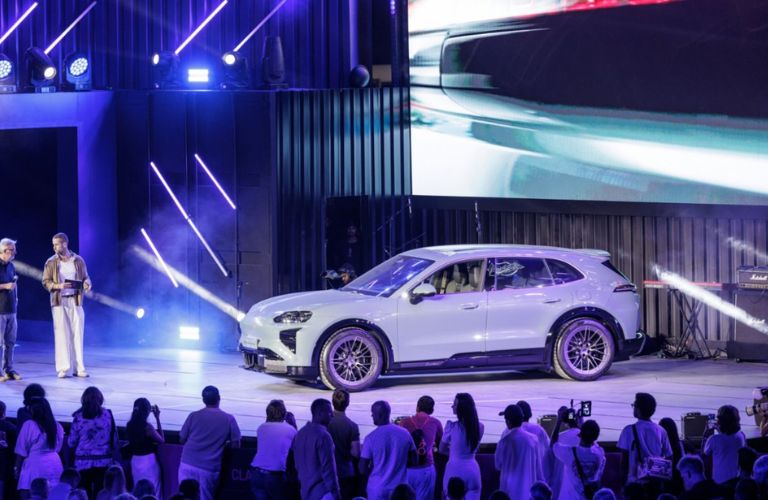 Porsche Cayenne Electric exterior side view