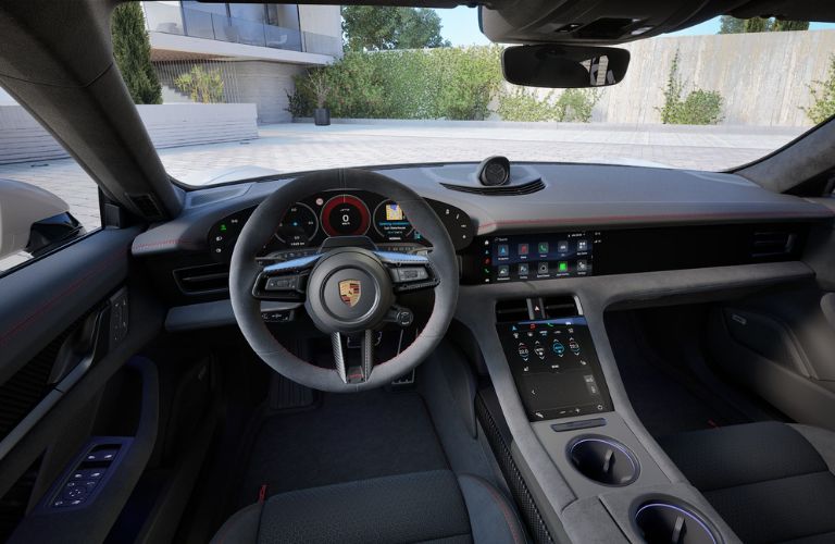 2026 Porsche Taycan GTS interior front dash