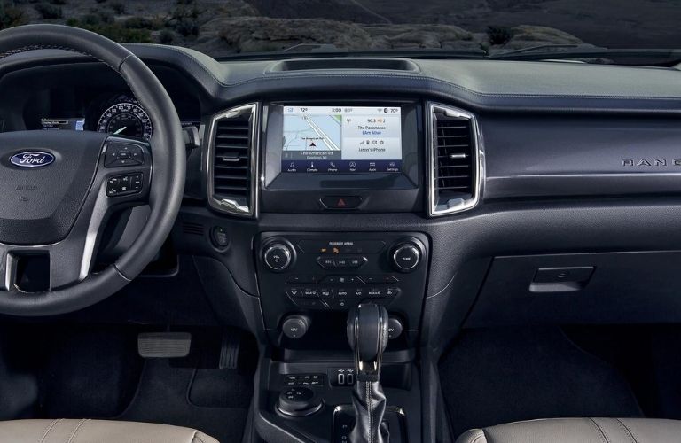 2022 Ford Ranger dashboard