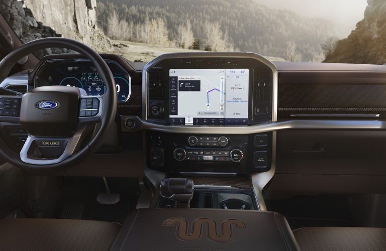 Infotainment of the 2022 Ford F-150