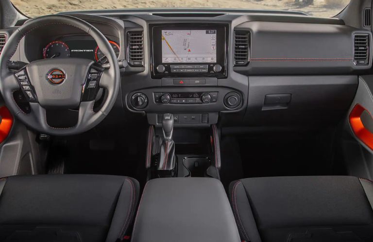 Dashboard of the 2023 Nissan Frontier