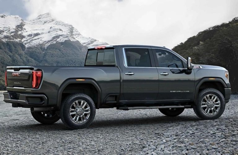 2022 GMC Sierra 3500HD Denali back and side view
