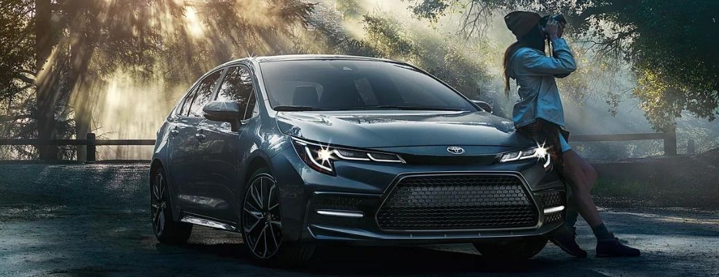 2022 Toyota Corolla side and front view