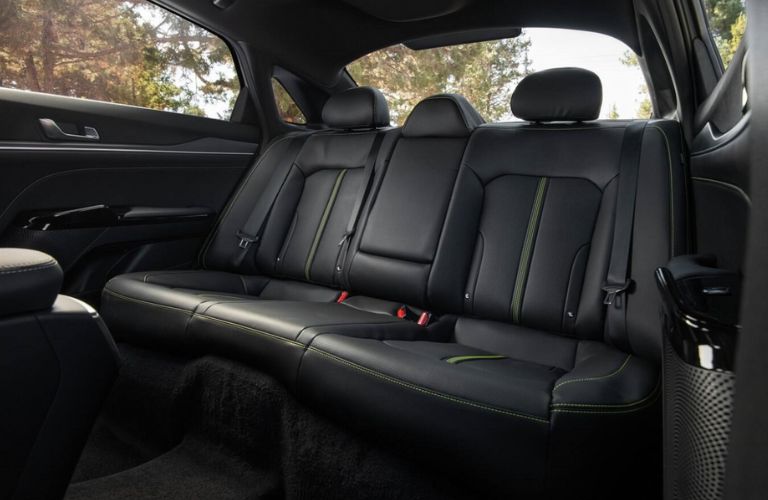 rear seat view of the 2026 Kia K5