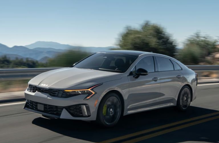 front and side view of the 2026 Kia K5