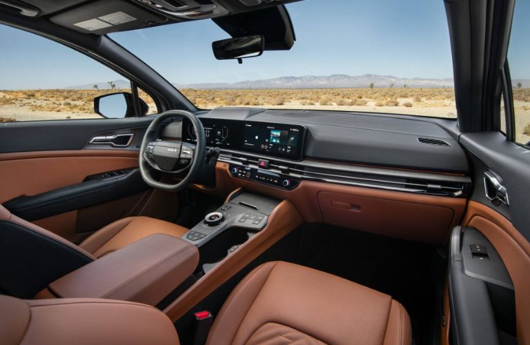 cockpit of the 2026 Kia Sportage Hybrid