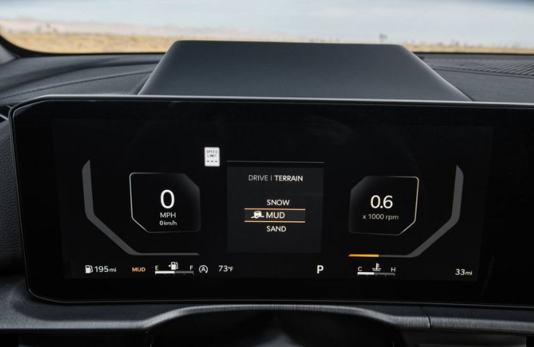 instrument cluster of the 2026 Kia Sportage Hybrid