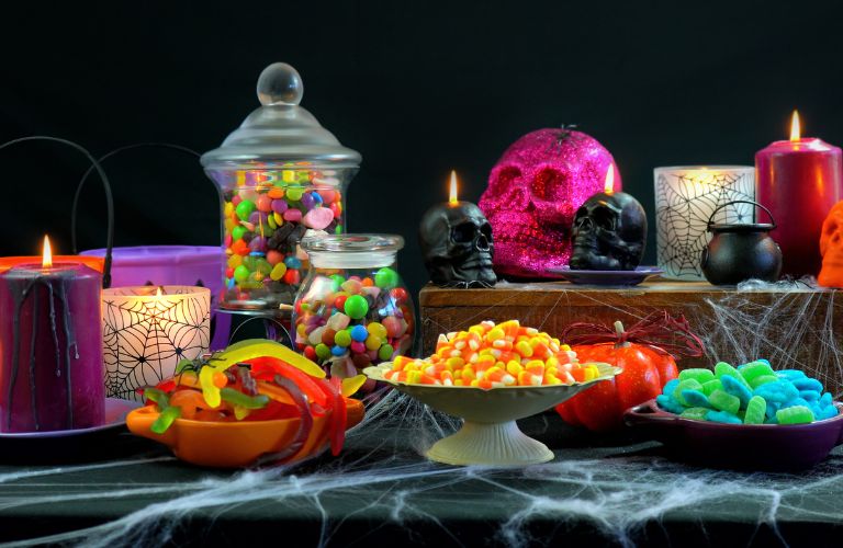 image of various Halloween candies