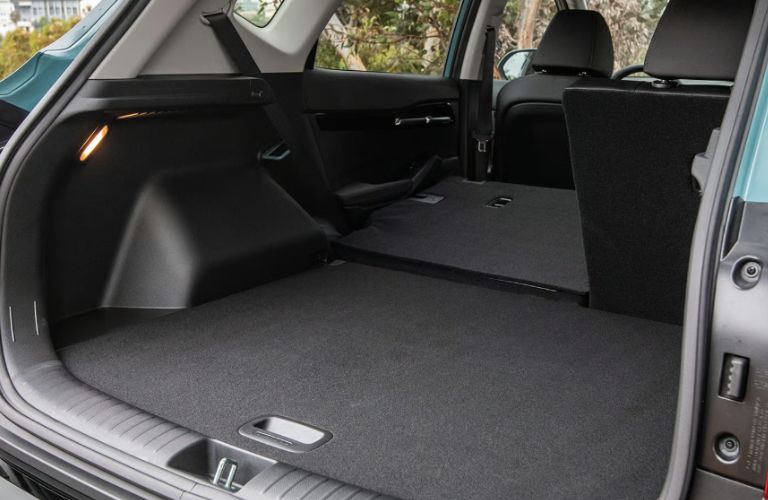 cargo area of the 2026 Kia Seltos