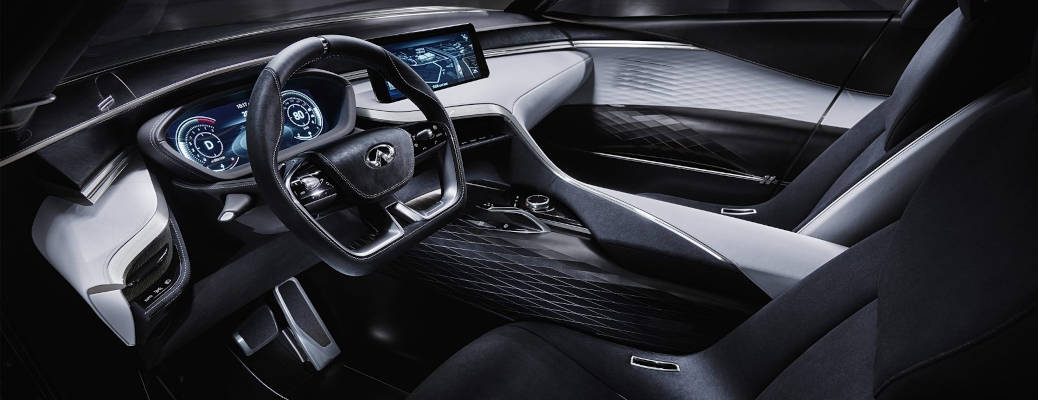 The Infiniti QX Inspiration front interior