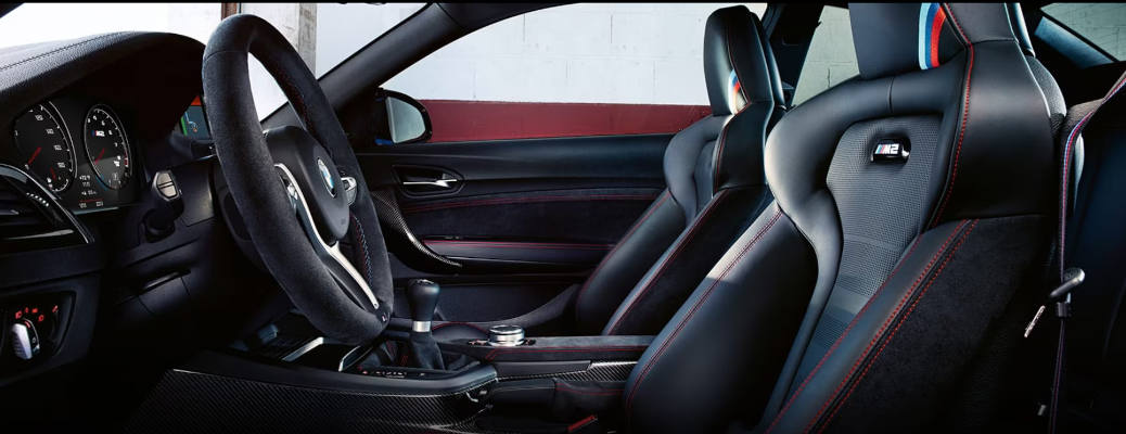 The interior of the BMW X2 Competition.