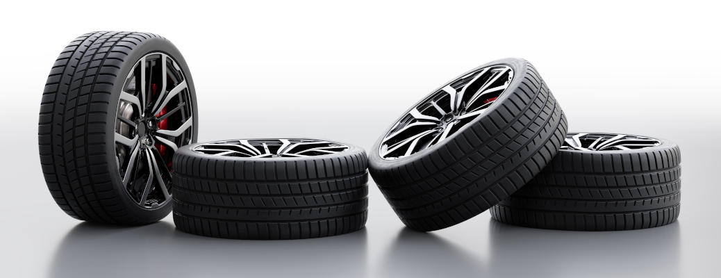 A set of tires.