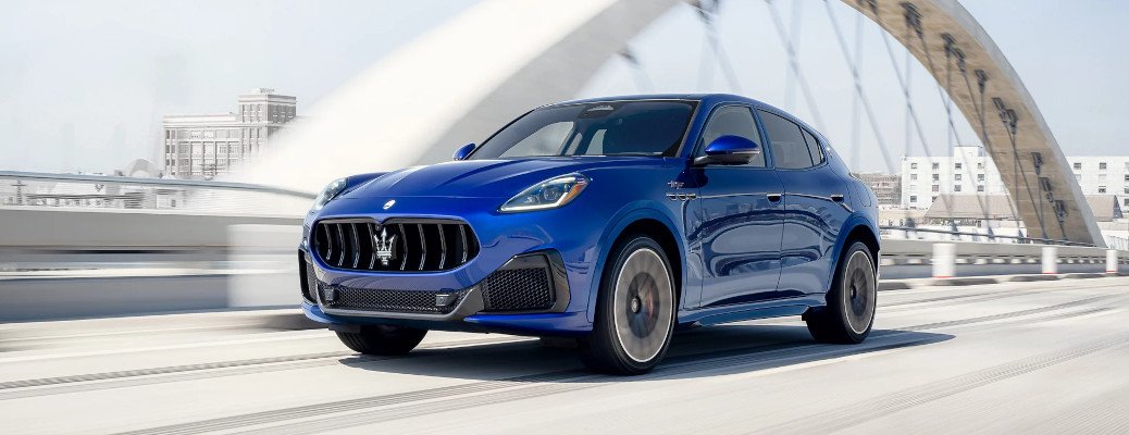 An exterior view of the Maserati Grecale.