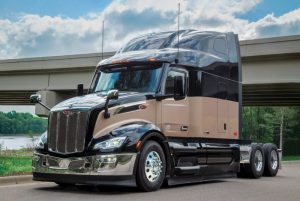brown peterbilt 579