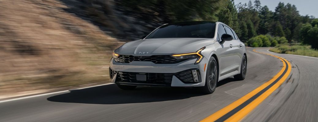 2026 Kia K5 on the road