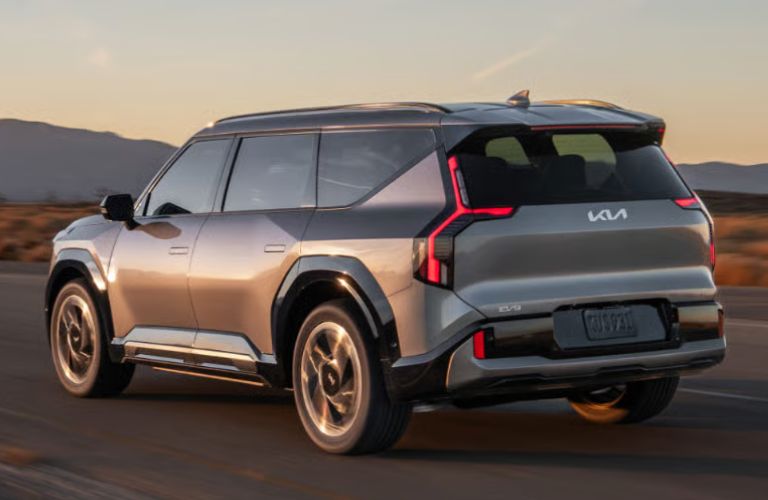 2026 Kia EV9 side and back view