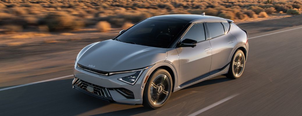 2025 Kia EV6 front and side view