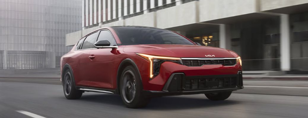 2026 Kia K4 side and front view