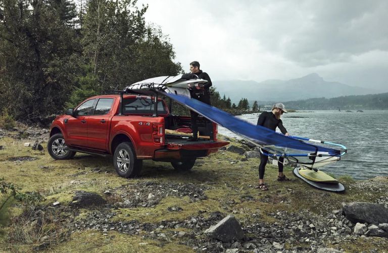 2023 Ford Ranger on the river side