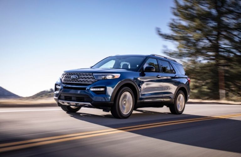 Front Quarter View of the 2020 Ford Explorer