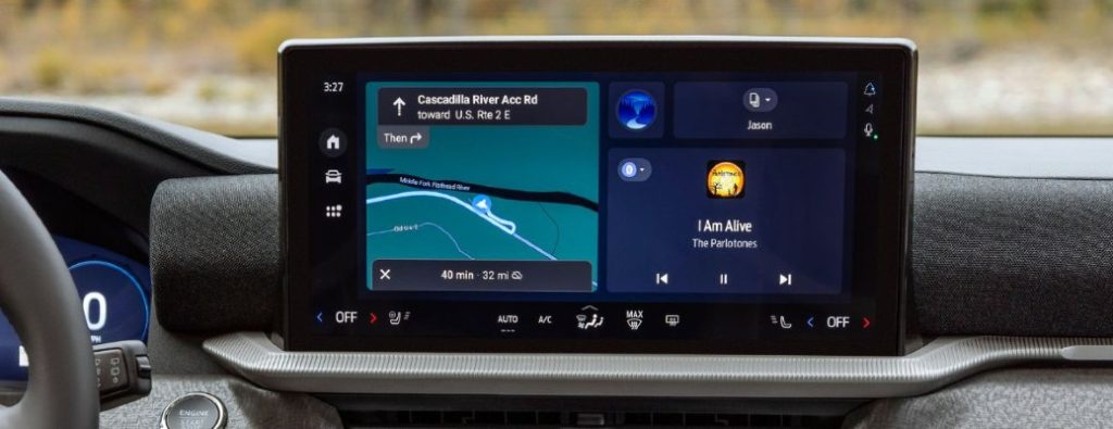 2025 Ford Explorer Platinum touchscreen display