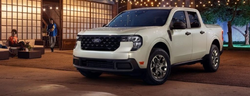 2025 Ford Maverick Hybrid front and side view