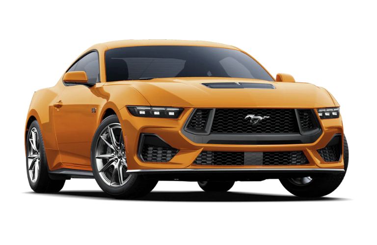 2026 Ford Mustang GT Premium Fastback front view on white