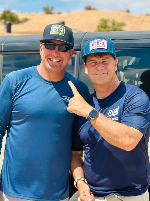 Ford Motor Company president Jim Farley on an off-road camping adventure in the Ford Bronco Badlands Sasquatch