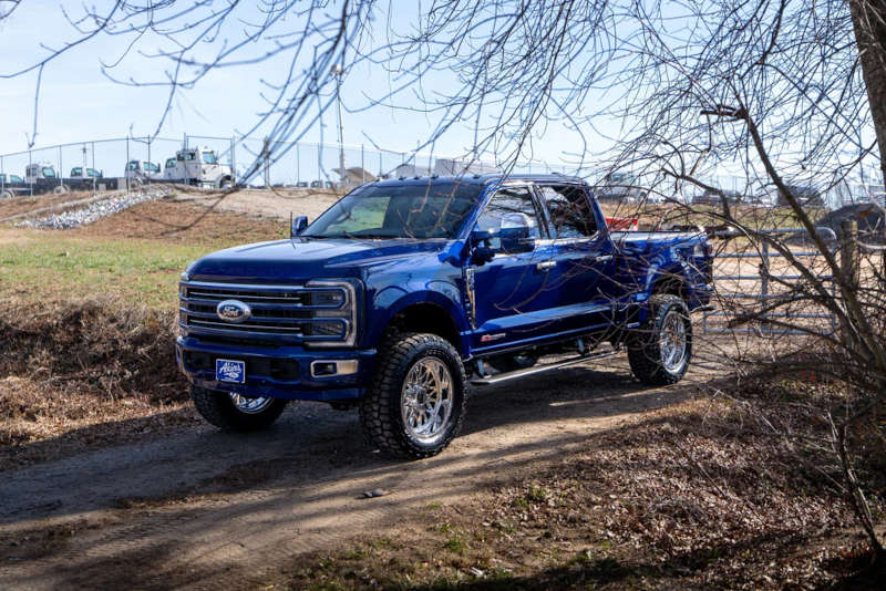 A stunning blue F-250 - one of the latest Wild Willies builds