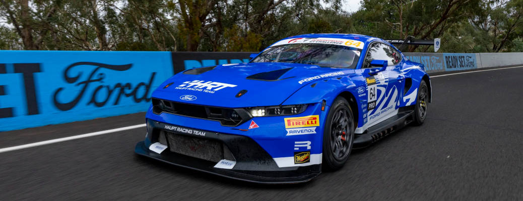 The 2026 Ford Mustang GT3 race car debuting for the 2026 season