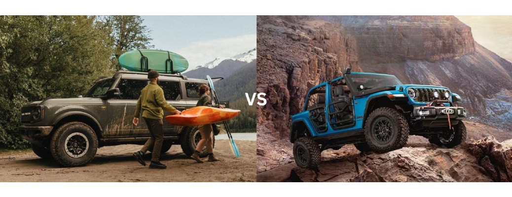 2026 Ford Bronco versus 2026 Jeep Wrangler