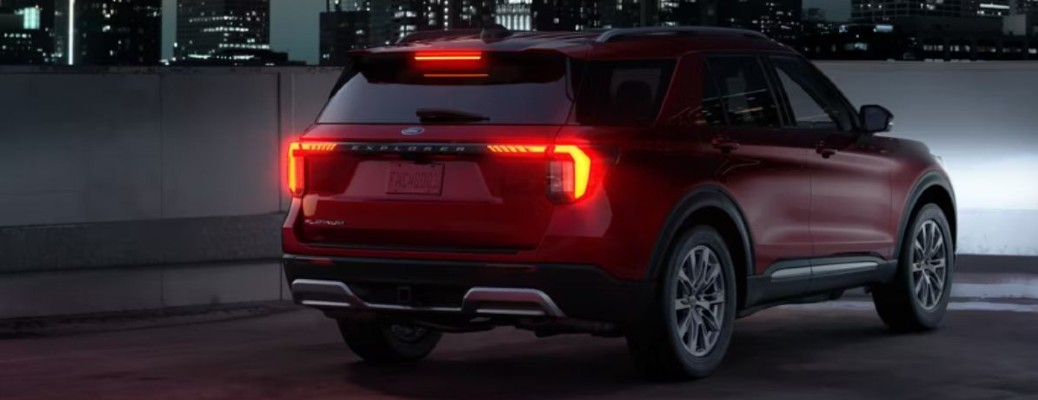 2026 Ford Explorer rear view