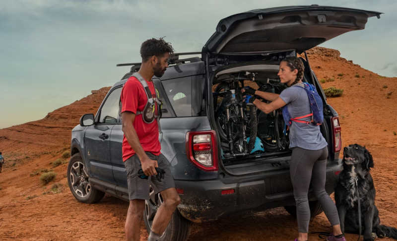 The 2026 Ford Bronco Sport with its large cargo area