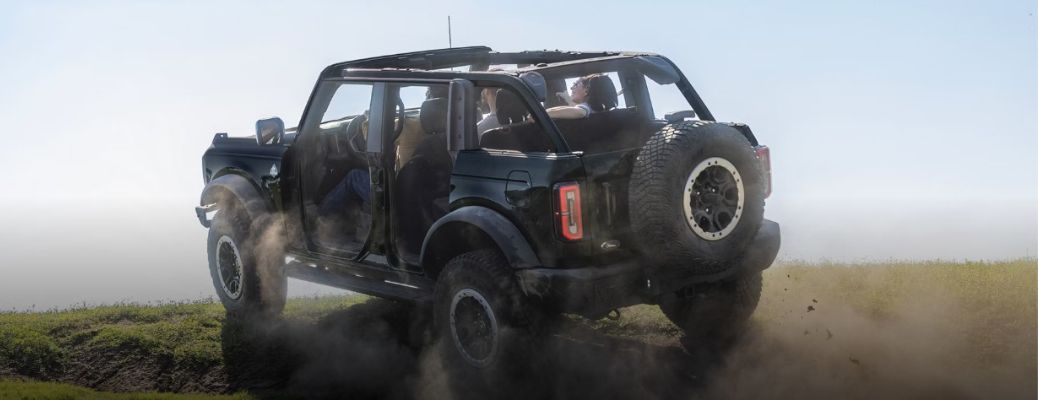 2026 Ford Bronco with its roof open